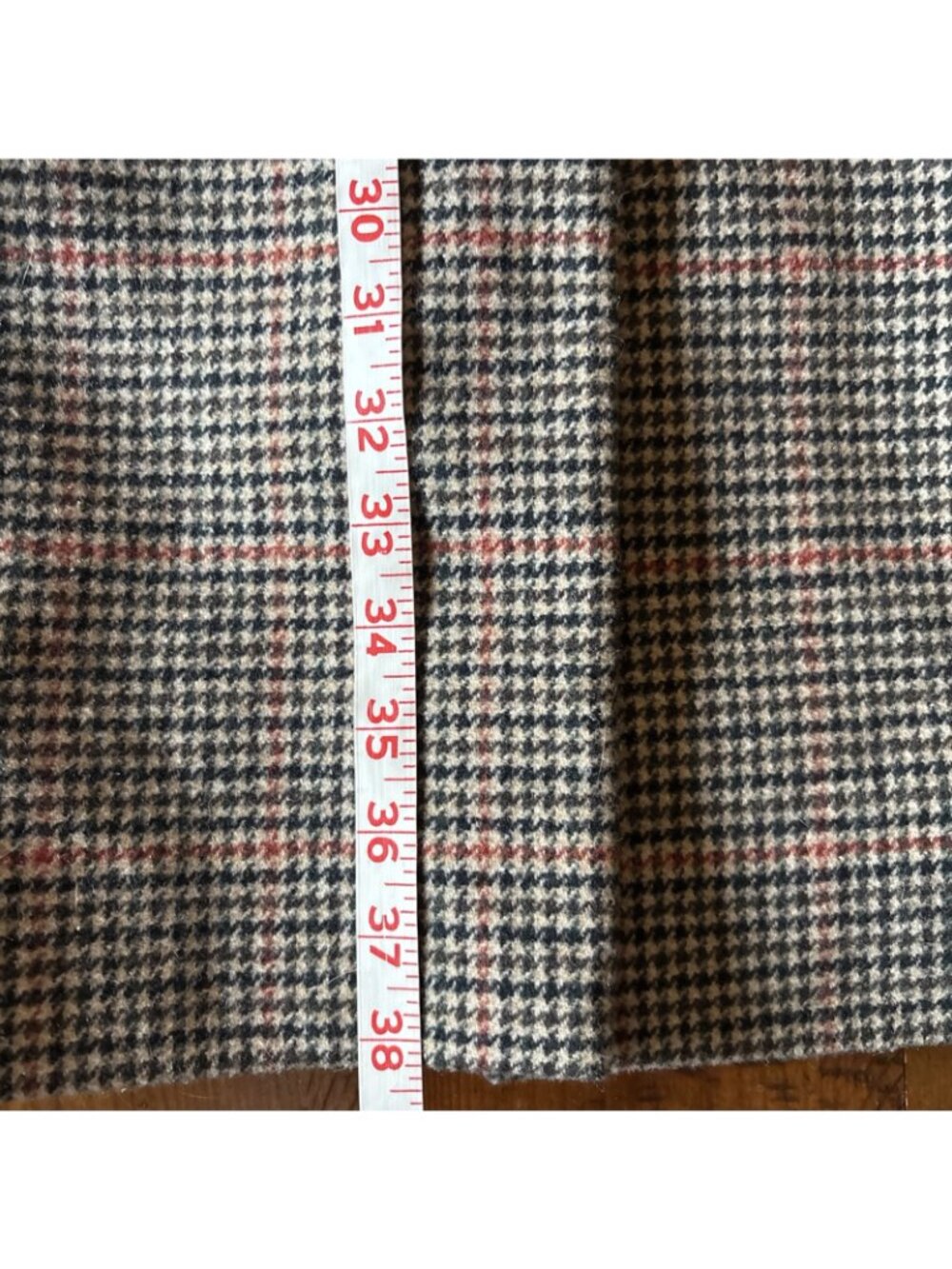 black label ralph lauren woman's Brown & Black Tweed Wool Blend Coat Size 16 - Picture 9 of 10